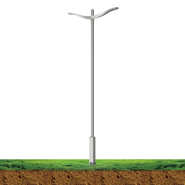 Various Sizes and Heights 3-15 Meters Aluminum Solar Square Light Pole Lamp Poles