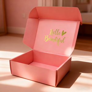 Cartelle Ecologiche di Lusso Personalizzate in Materiali Riciclati Ondulati con Logo UV in Rilievo e Stampa a Quattro Colori per Smalto per Unghie - Product Image 5