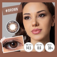 Articles avec livraison gratuite : Lentilles de contact colorées Magister Star, 12 couleurs, effet cercle noir