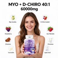 Gummies pour l'équilibre hormonal du syndrome des ovaires polykystiques (SOPK)