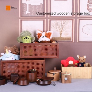 Caja <span class=keywords><strong>de</strong></span> Joyería Multifuncional Personalizada <span class=keywords><strong>de</strong></span> Madera <span class=keywords><strong>de</strong></span> Olivo Hecha a Mano, Ecológica, Duradera, Reciclable, Tarro <span class=keywords><strong>de</strong></span> Almacenamiento para Especias y Café - Product Image 4