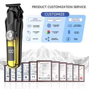 Tondeuse à Cheveux Professionnelle et Kit de Toilettage – Rasoir Électrique T-Blade pour Barbier avec Batterie USB 1400mAh et Écran LED – Pour Moustache et Corps - Product Image 6