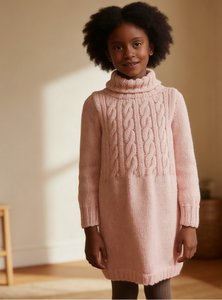 Vêtements d'hiver pour bébé fille personnalisés à la mode, pulls en tricot épais pour nouveau-né, garçon, enfant, fille - Product Image 3