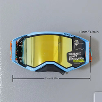 Lunettes de sport en gros pour cyclisme et ski en extérieur, anti-vent et anti-sable, adaptées aux casques de motocross, VTT et descente