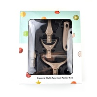 Multifunctionele Keuken Dunschiller Veggie En Fruit Dunschiller Set Met Plastic Snijplank