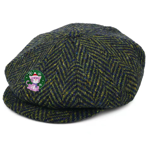 Vente en gros de casquettes Gatsby en tweed de laine personnalisées Cabbie Ivy Hats Baker Boy 8 Panels Casquettes Gavroche pour hommes - Product Image 4