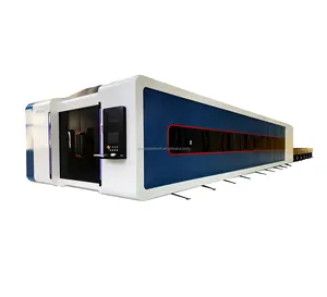 Mesin pemotong laser serat meja kerja penukaran kustom Harga Untuk lembaran logam cs 3000w 6000w 3015 4015 cnc pemotong laser