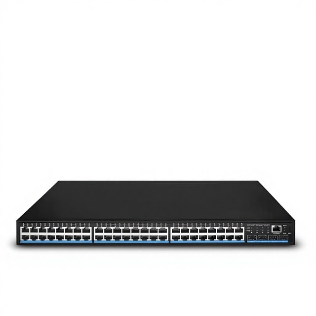 10G/Gigabit Switch 48 GE Port 4 10G SFP+ L3 Managed POE Switch with SNMP QoS PD-Alive Function 216Gbps Capacity