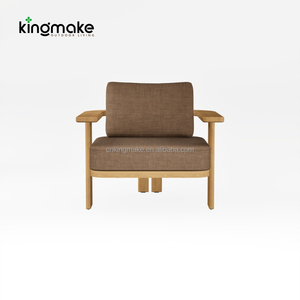 Ensemble de meubles d'extérieur modernes, canapé d'extérieur pour villa, ensemble de jardin pour hôtel, canapé de patio en teck imperméable, canapé de jardin de luxe - Product Image 4