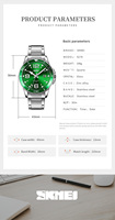 SKMEl 9278 Set de Regalo de Relojes de Marca para Hombre, Reloj Analógico Deportivo para Hombre, Reloj Deportivo de Alta Calidad