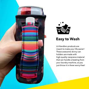 Slim Can Holder 12 oz Tall Can Sleeve for Slim Drinks Neoprene <b>Material</b> Insulated Beverage <b>Cooler</b> Cover Reusable Can s - Product Image 3