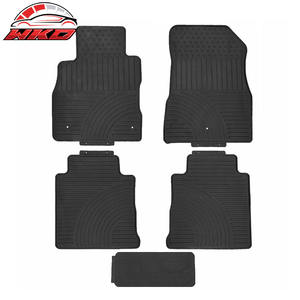 Alfombrillas de látex negras de alta resistencia para Nissan Kicks 2018-2024, 5 piezas, para todo tipo de clima, estilo OEM, impermeables - Product Image 2