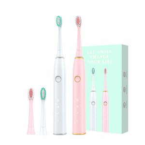 Electric <b>Toothbrush</b> Type C Charging IPX7 Waterproof Rechargeable For Adults With 2 Brush <b>Heads</b> - Product Image 3