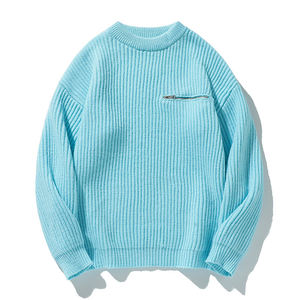 Pull en tricot imprimé vintage à col rond pour femme, design personnalisable, matière haut de gamme en élasthanne/polyester - Product Image 2