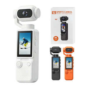Caméra de vlogging 1080P en gros 180 °   Caméra de poche numérique portable, écran HD de 1,97 pouce, caméra POV pour les activités de plein air - Product Image 1