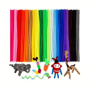 Limpiapipas de Chenilla Gruesos Ariste, Multicolores, 30cm, Hechos a Mano, para Manualidades de Acción de Gracias, Decoraciones DIY y Suministros de Artesanía - Product Image 4