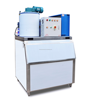 Machine à glace en flocon pour poisson 500kg par jour Machine à glaçons en flocon