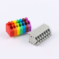 Bloc de bornes SMD haute intensité 10A pour PCB, connecteur de câblage à pression pour câblage électrique et installation facile par bouton-poussoir