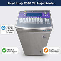 Impresora de inyección de tinta CIJ Imaje 9040 usada, con boquillas 1.1G/1.2G/2.1G/1.1M/1.2M, tinta solvente multicolor, para embalaje/etiquetas/papel automático
