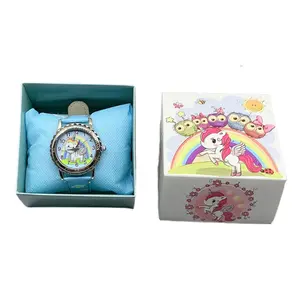 Hot Sell Cartoon Princess Kids LED Watch Presente De Aniversário Para Crianças Cartoon Watch Set Meninos Meninas Gift box Relógio Digital