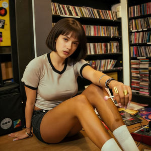 <span class=keywords><strong>T</strong></span>-<span class=keywords><strong>shirt</strong></span> da donna vestibilità aderente, all'ingrosso, basic, ricamate, leggere, crop top da ragazza, a manica corta, fornitore di stampa - Product Image 4