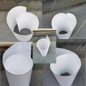 Soffitto in carta testurizzata francese, decorazione per soffitto in carta testurizzata a goccia d'acqua, soffitto in tessuto con <span class=keywords><strong>sfondo</strong></span> semitrasparente - Product Image 5