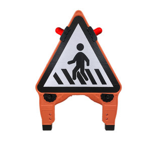 Panneaux routiers en polyéthylène haute densité |   Marqueurs routiers réfléchissants, robustes et fiables pour la sécurité des autoroutes et des rues - Product Image 1