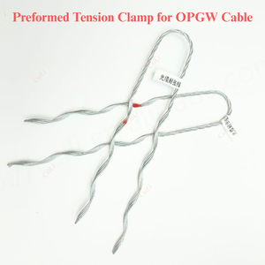 Pince de tension préformée pour câble ADSS/OPGW en alliage d'aluminium de haute qualité Gamme de diamètres personnalisés 7-24mm - Product Image 2