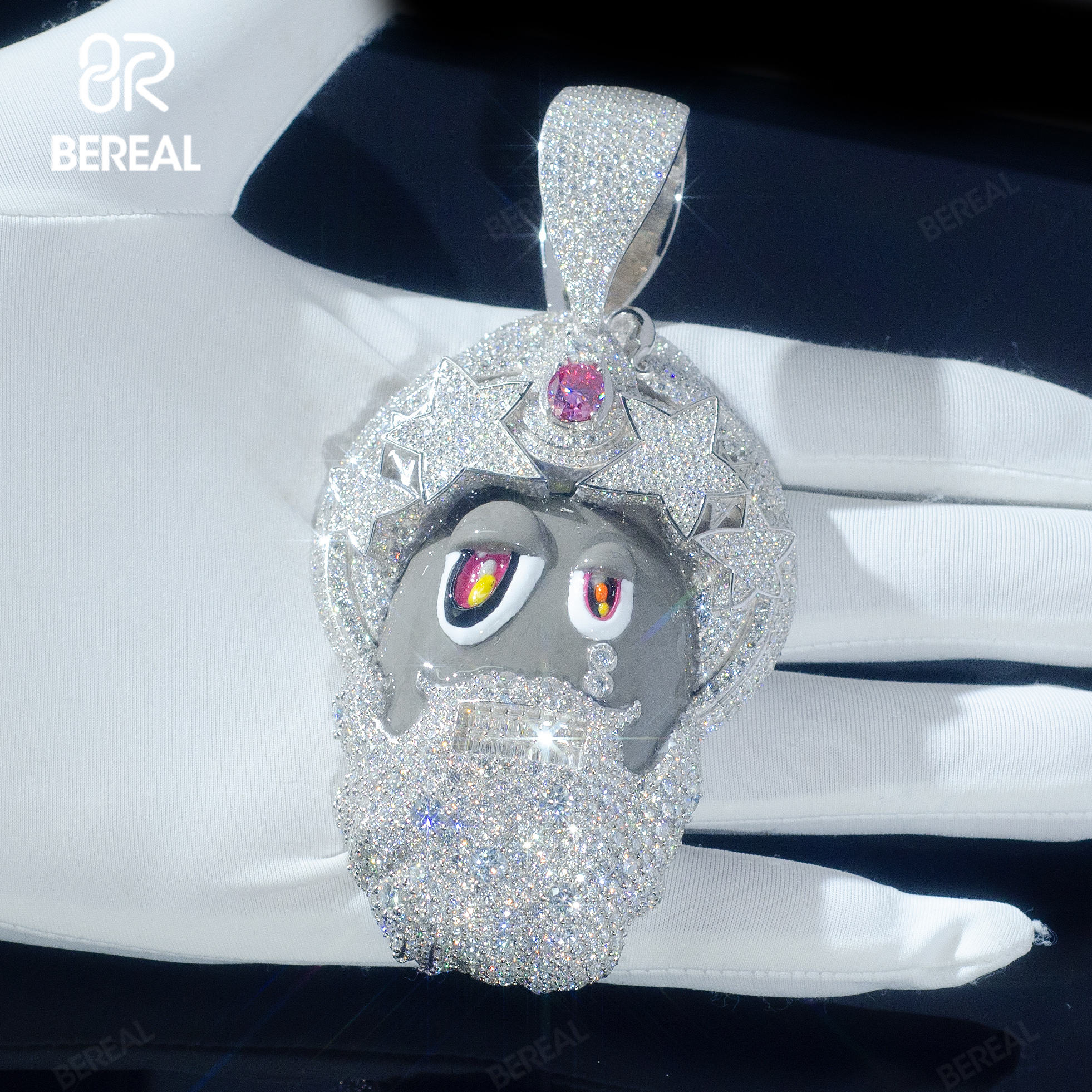 3inches Moissanite+S925