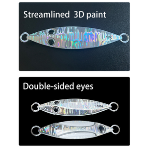 XUHANG GJQ08 Molde de Jig Metálico 3D Eye OEM Atacado 100g para Pesca em Água Salgada, Isca de Jigging Lento para Zander, Peixe de Água Doce, Salmão e Bagre - Product Image 6
