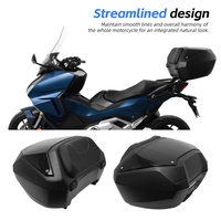 Top Case Forza750 Moto, Boîte à Bagages Grande Capacité, Boîte Arrière Moto Durable et Anti-Poussière, Coffre Moto pour Honda NSS750