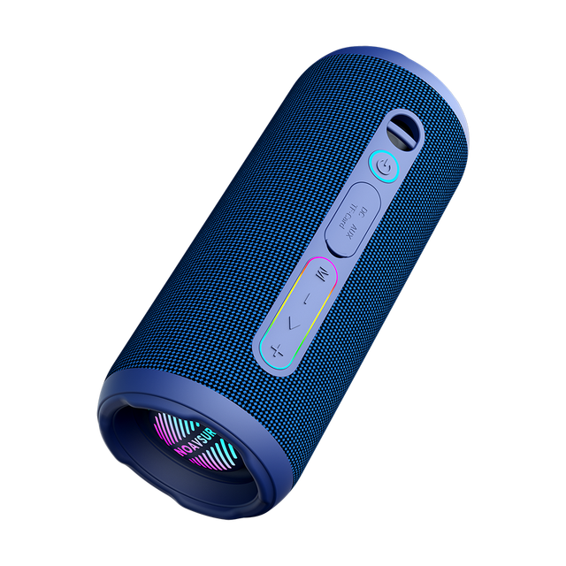 Home Party Rich Bass RGB Lighting Wireless Speaker 20W Output Bluetooth Version 5.3 Supports BT TF AUX for Indoor Entertainment