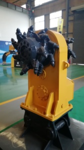 หัวตัดดรัมสำหรับรถขุดไฮดรอลิกแบบหมุนสำหรับงานหนัก รับประกัน 1 ปี - Product Image 2