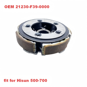 Nouveau kit de patins d'embrayage humide OEM 21230-F39-0000 <span class=keywords><strong>avec</strong></span> roulement unidirectionnel et écrous de filtre, compatible <span class=keywords><strong>avec</strong></span> HiSUN UTV ATV 500 700 HS700 MSU500 - Product Image 2