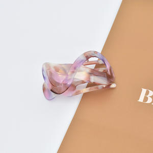 Fermagli per Capelli a Forma di Otto in Acetato Design Piatto Stile Fresco alla Moda Fermagli di Alta Qualità - Product Image 6