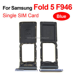 Pour Samsung pour Galaxy F946 Z Fold 5 Fold5 double support de plateau de <span class=keywords><strong>carte</strong></span> SIM adaptateur de prise pièce de réparation électronique de remplacement - Product Image 5