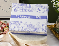 Boîte Cadeau Mystère Portable Rigide et Étanche Haut de Gamme pour la Saint-Valentin avec Compartiments Gaufrés pour Chocolats - DIY Date Romantique