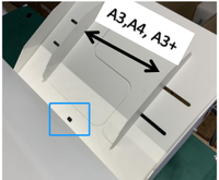 Cortadora automática de etiquetas adhesivas de vinilo de papel A3 + A4 +, cortadora de papel de escritorio con Motor para procesamiento de papel