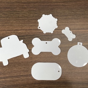 KOVIE HD 승화 금속 크리스마스 장식품 알루미늄 코팅 블랭크 화이트 열전사 사진 인쇄 가능 - Product Image 6