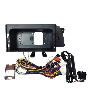 กรอบเครื่องเล่นดีวีดีสำหรับรถยนต์เล็กซัส RX270 RX350 RX450H 2008-2015 12.3นิ้วสเตอริโอวิทยุแอนดรอยด์สีดำ - Product Image 1