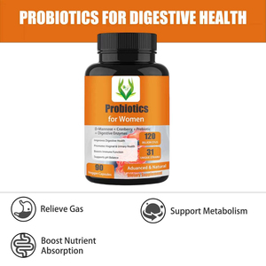 Cápsulas de Probióticos Personalizadas con 100 Mil Millones de UFC, Complejo Probiótico y Arándano Rojo para Apoyar el Metabolismo - Product Image 6