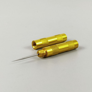 Haima Xuan Airbrush Cleaning Needle Gold Aluminum Portable For Artwork <b>Paint</b> <b>Tools</b> - Product Image 4