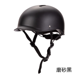 Casque de vélo pour enfants réglable unisexe, casque de protection pour vélo d'équilibre et skateboard, casque de sport extérieur noir mat uni - Product Image 3