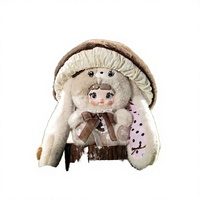 Chapeau de champignon Nommi authentique, grande taille, tendance, en peluche, fabrication soignée, pour décoration intérieure, cadeau surprise - À partir de 14 ans