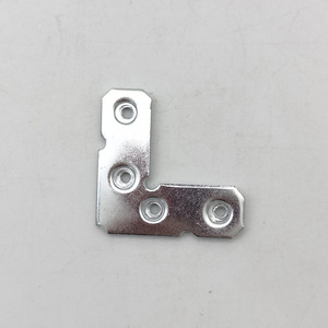 Aluminum Frame <b>Corner</b> <b>Bracket</b> 45x16mm L Shaped Connector For <b>Mirror</b> Table Chair Furniture Hardware Support - Product Image 2