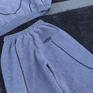 Conjunto Deportivo Personalizado BINBEIER para Hombre, Bordado Plano, Algodón French Terry, Sudadera con Capucha y Cordón, Pantalones de Costura Recta, Ropa Deportiva Informal - Product Image 5