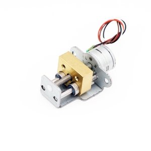 Moteur pas à pas linéaire miniature <span class=keywords><strong>QQ</strong></span> SM1524 15BY 6V DC 2 phases NEMA 6 avec curseur en cuivre et course de 20 mm - Product Image 1