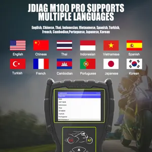 Moto tarama m100 pro tam sürüm Obd bağlantı Motor Escaner Para Motocicleta 100pro tarayıcılar motosikletler için