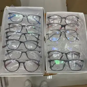 Gafas de lectura con montura para hombre y mujer, anteojos de lectura con prescripción, color negro, venta al por mayor
