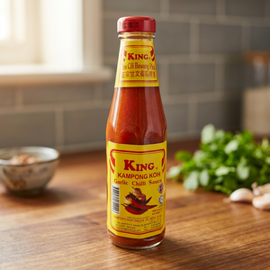 Salsa de Chile Rojo Dulce HALAL Hecha en Malasia, Marca KING, Picante y Especiada, Botella de 320g, Azúcar y Sal que Realzan los Sabores, Lista para Usar - Product Image 3